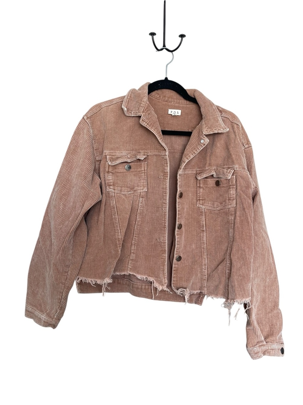 POL Corduroy Cropped Jacket